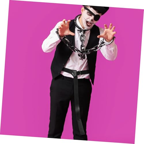 Versatile Fit Men's Medieval Belt Renaissance Accessory Viking Belt Thin Waist Comfortable Pu Fabric for Cosplay4