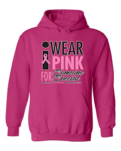 Breast Cancer Awareness I Wear Pink for Someone Special Unisex Hoodie Sweatshirt