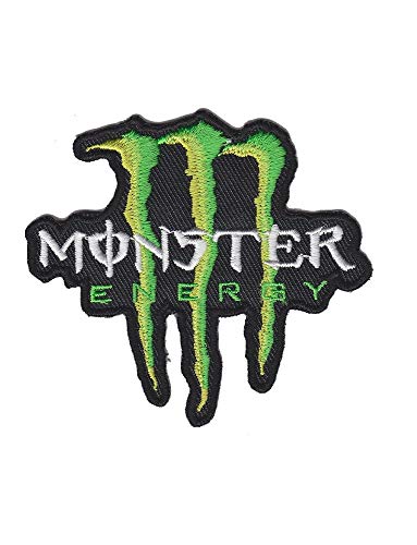 PatchWOW Toppa ricamata da applicare con ferro da stiro o da cucire, motivo: supereroi anni  80 Monster Green Claw (7,5 cm)