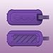 XEGIMOR Silicone Cover Case Compatible with JBL Go 4 Ultra Portable Bluetooth Speaker, Soft Skin Sleeve for JBL Go 4 Pro Sound Speaker Accessories(Purple Case)