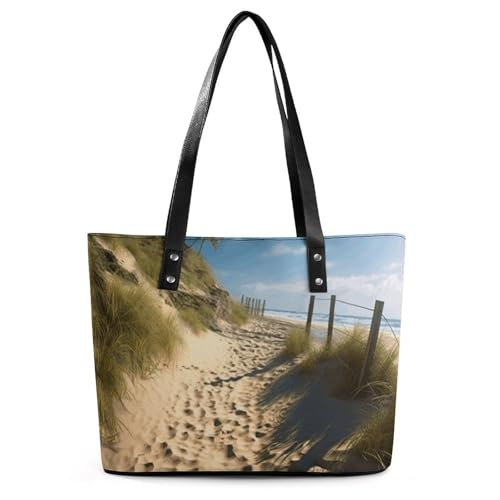 Sac à main imprimé plage pour voyages et fitness féminin