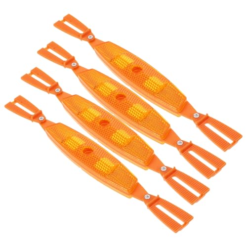 GLEAVI �܂肽���ݎ��g�����˃p�l���t���]�ԗp�z�C�[�������X�g���C�v4pcs �ÈŌ���N�₩�I�����W�̃X�|�[�N���t���N�^�[ �L�͈̓J�o�[��