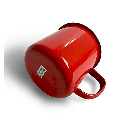 Water Cup Emaille Theekop Keramische Mok Outdoor Home Vintage Ontbijt Melk Koffiekopje Gift Mokken Tumbler (Capaciteit: 500ML, Kleur: Geel) - Image 8