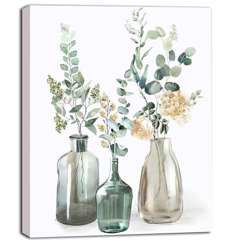 Komicea Pintar por Numeros Adultos, DIY Pintura por Números, Kit de Pintura al óleo Digital Niños Principiantes para Decoración del Hogar, Viene con Pinturas y Pincel (Flor, 40 x 50 cm)