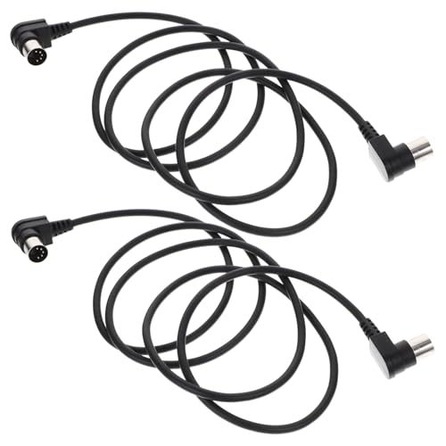 Generic 90 Degree 5p Male to Male Midi Cable Midi Keyboard Connecting Cable Professional