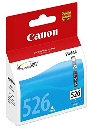 Canon Originaltinte CLI-526 C, Größe Standard, Cyan, Plastikverpackung (alte Version) – Ansicht 1