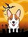 PatioPlus Halloween Red Corgi Flag Garden Size