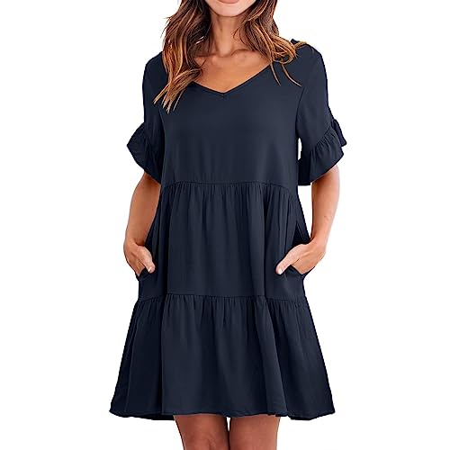 Robe d'été trapèze décontractée chic pour vos terrasses ensoleillées - 4