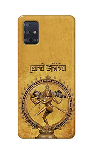 Image of PRINTFIDAA Lord Shiva As Nataraj Printed Designer Hard Case for Samsung Galaxy A51, SM-A515F / DSN, SM-A515F / DS Back Cover -(e) RPM1004