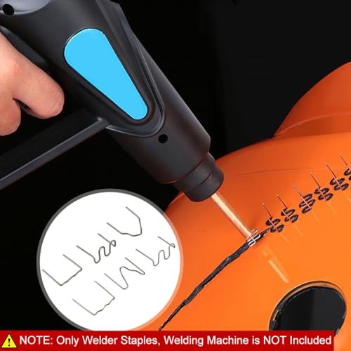 Image of Serplex Plastic Welding Staples 600Pcs, 6 Types, Bumper Repair | Joins Cracks, Helps Reinforce Bumper Repairs, Plastic Staples, 600Pcs in 6 Types, Usage Guidance