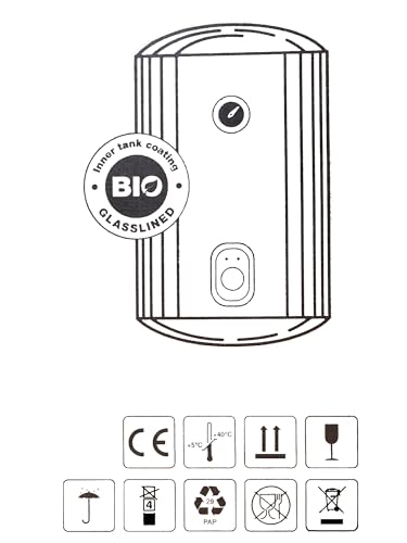 Réservoir d'eau chaude 30 litres TTREV30 Revolve pour installation murale multiposition