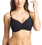 Fantasie Ottawa Wrap Full Cup Bikini Top, 36DD, Black