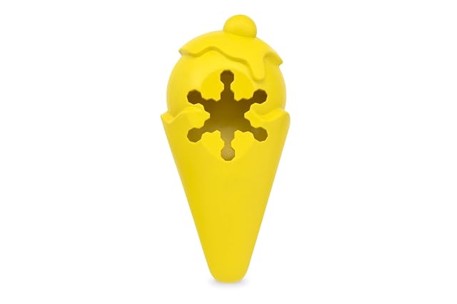 PetSafe Helado - Juguete para Perros Contenedor de Golosinas, Aroma a Vainilla, Goma sin BPA, Juguete…