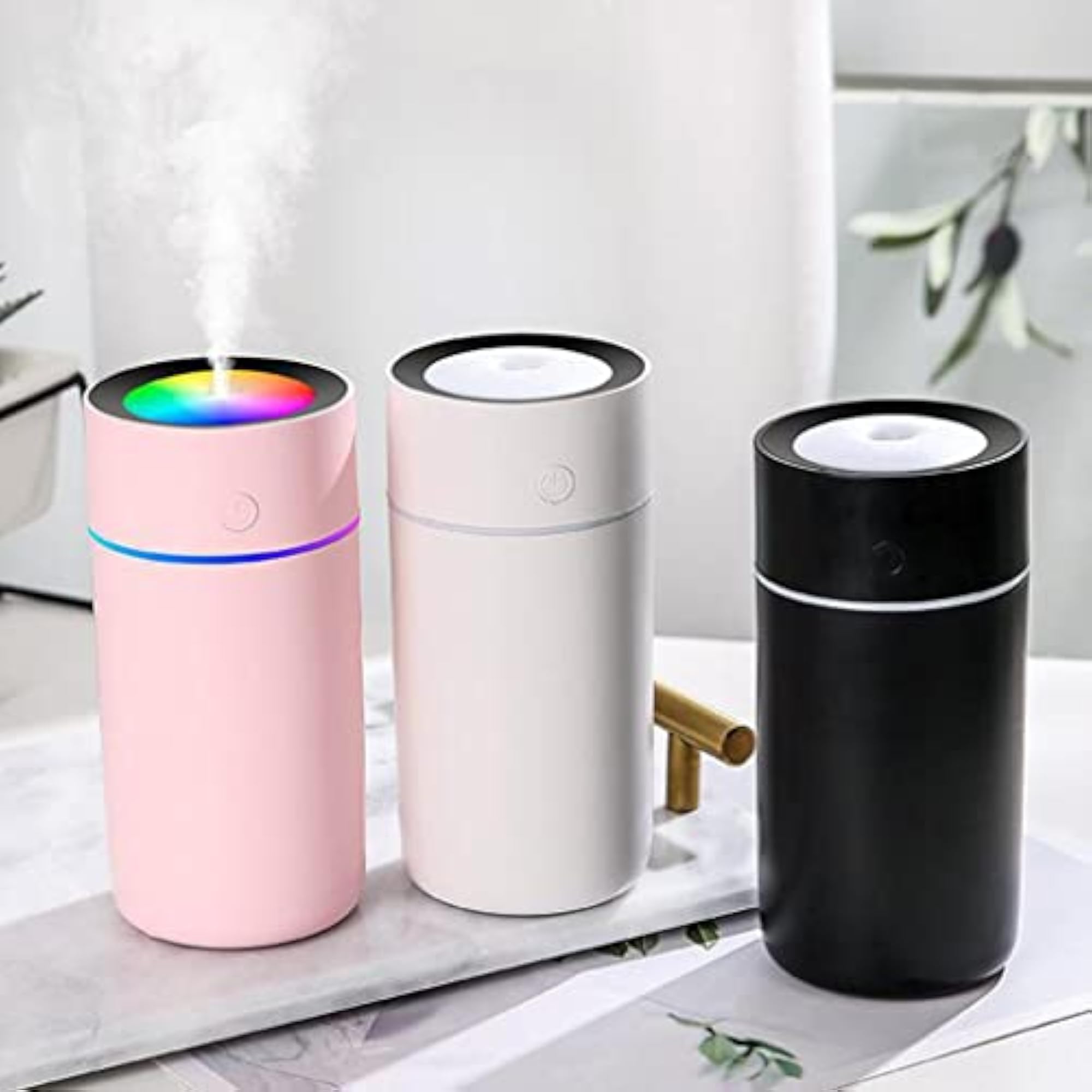 Vintage Aroma Diffuser for Bedroom Office with Romantic Light