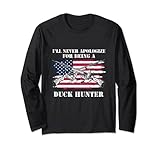 Photo Gallery duck hunter american usa flag caccia regalo maglia a manica Photo Gallery duck hunter american usa flag caccia regalo maglia a manica