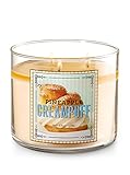 Bath and Body Works Pineapple Cream Puff Sweet Shop Scented Candle 14.5 Ounces