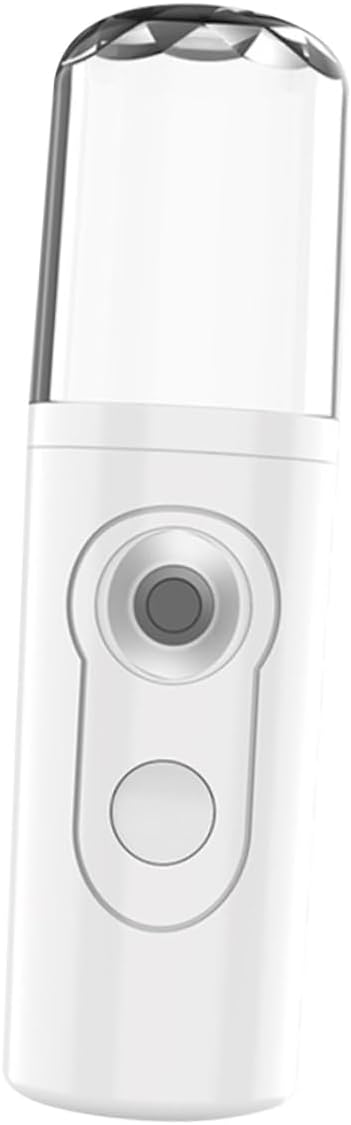 Mipcase 1Set Beauty Facial Steamer Nano Steamer Mister Mist Spray Portable Facial Mister Nano Facial Mister Cool Facial Steamer Mini Facial Steamer Diffuser White The Face Travel Abs