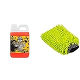 Chemical Guys CWS_104_64M Car Wash Starter Bundle - Concentrated Bug and Tar Remover Car Wash Soap, 64 oz (Half Gallon) + Green Chenille Wash Mitt (2 Items) Works on Cars, Trucks, SUVs, RVs & More