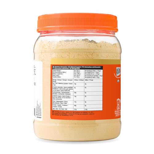 PBfit Peanut Butter Powder - 87% Less Fat, High Protein, Gluten Free Natural Nut Butter Spread - Powdered Peanut Butter from Real Roasted Pressed Peanuts - 850g