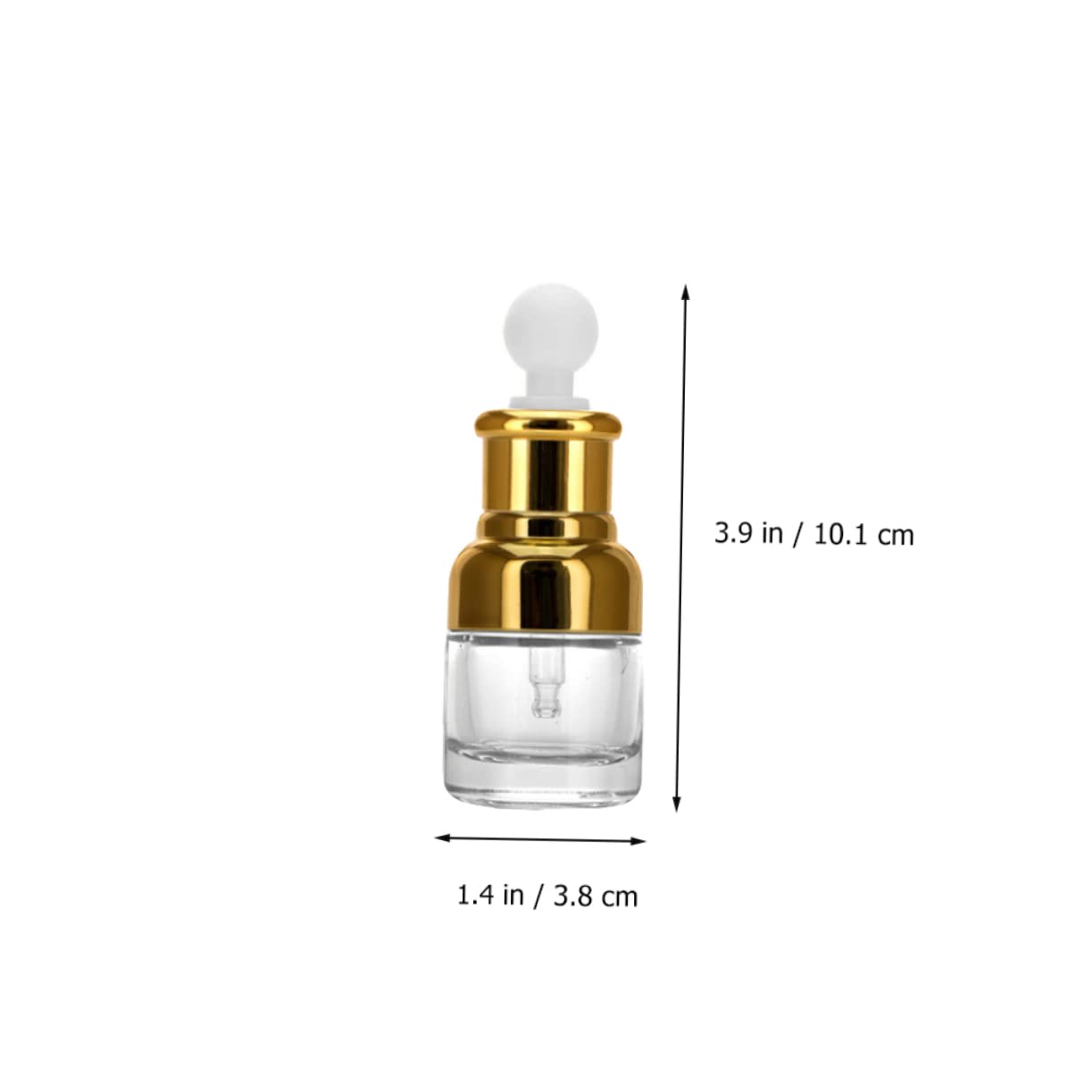 6 Stück 20ml Glas Tropfflaschen mit Pipette für Ätherische Öle