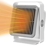 セラミックヒーター 電気ヒーター 小型 600W/400W 省エネ 静音 ミニ 節電 2段階切替 セラミックファンヒーター 2秒速暖 転倒オフ 過熱保護 角度調節可 超軽量 持ち運び簡単 暖房 足元 トイレ 脱衣所 卓上対応