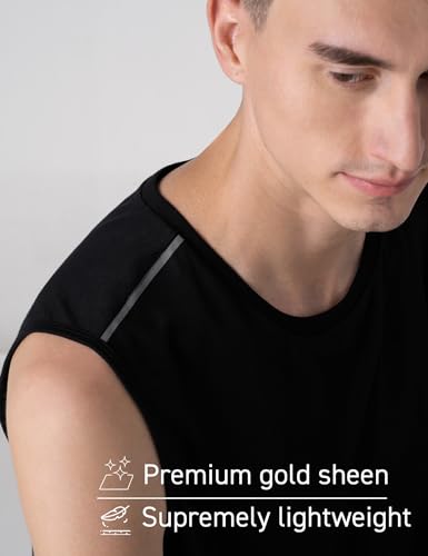 Image of DAMENSCH Men's Cotton Blend Regular Fit Breeeze Gym Vests Workout, Ultra-Lightweight Gym Sando, Anti-Fade Cotton Blend Tank Top, Quick-Dry Sleeveless Vest