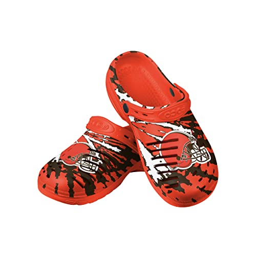 Image of FOCO Mens NFL Team Logo Tie-dye Garden Water Sandals Shoes Slipper Clogs with Strap