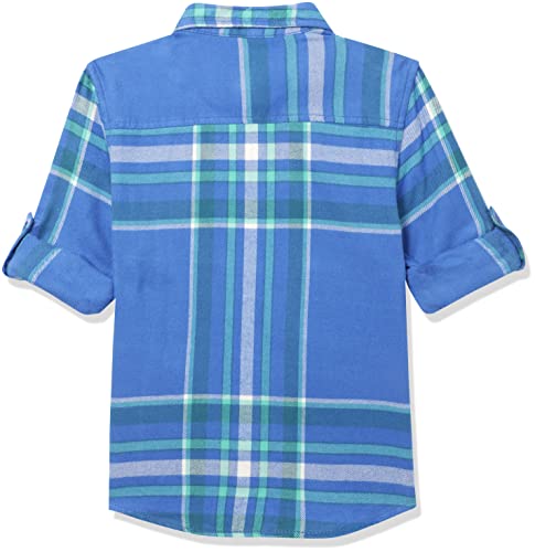 Image of Amazon Brand - Jam & Honey Boys 100% Cotton Printed Regular Fit Long Sleeve Shirt
