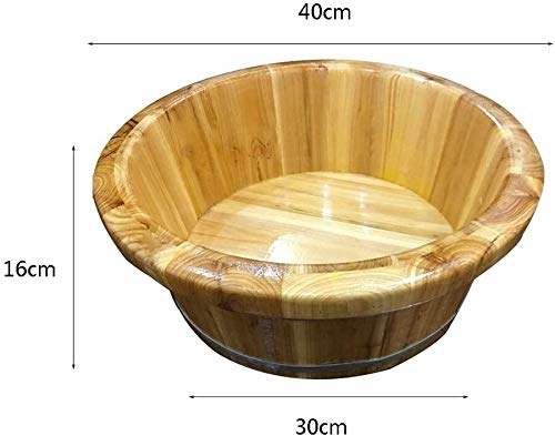 Spa de pies de madera sólido para cuidado y relajación miniatura 3