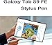 Galaxy Tab S9 FE S Pen for Samsung Galaxy Tab S9 FE Stylus Pen Replacement Galaxy Tab S9 FE Plus S Pen with 4,096 Pressure Levels+Free 5 Tips (Grey)