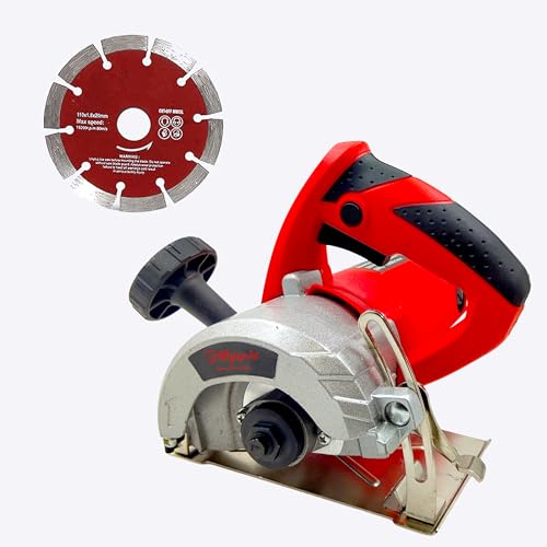 Image of Hillgrove Tile Wall Marble Tiles Wood Plywood Cutter Cutting Machine Electric 5 inch with Wheel (Red&Black)
