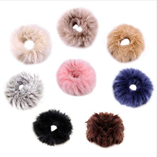 Turbobm Lapin Faux Fourrures De Cheveux Cravates Fausse Fourrure Bande De Cheveux Chouchou Titulaire De Queue De Cheveux Anneau De Cheveux Titulaire Cheveux Accessoires pour Femmes Fille Enfant Cover