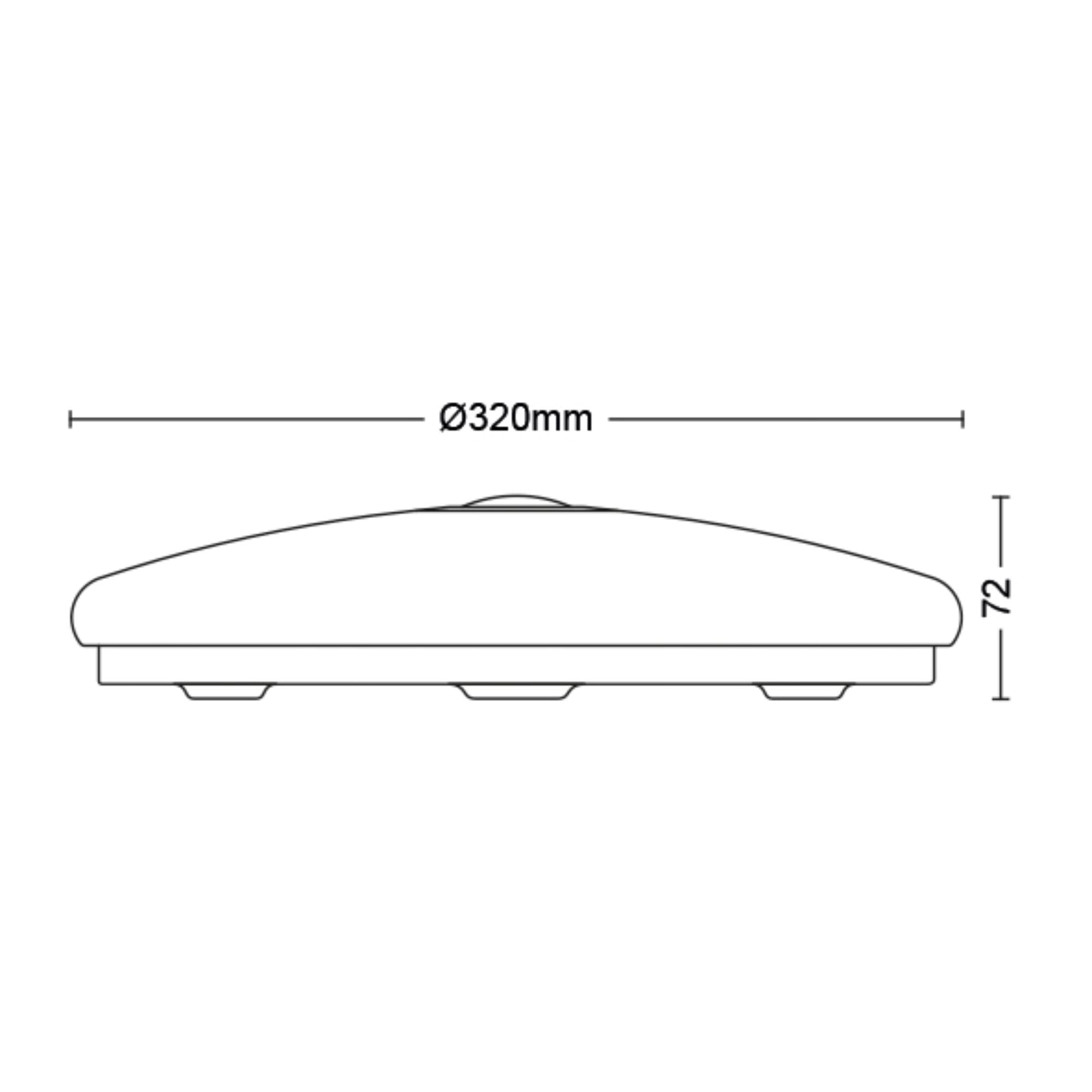 PHILIPS Plafoniera LED malva con sensore di movimento 16 W 2700 K [luce calda-bianca] per illuminazione interna di casa, soggiorno, camera da letto e sala da pranzo