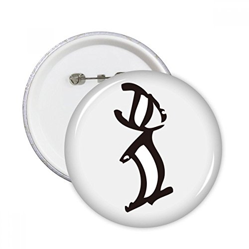 Badge lapin zodiaque chinois pour personnaliser un sac à dos d'étudiant ou une veste