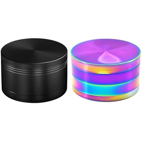 Matoolser Spice Grinder 3 inch +Spice Grinder Colorful Cover