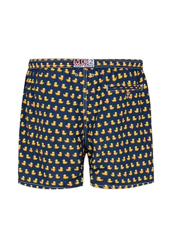 Short de bain bleu foncé Saint Barth Mc2 léger en taille XL