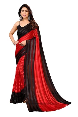 BLOUSE DETAILS :: Blouse Color : Black | Blouse Materials : Light Weight Soft Satin | Blouse Length : 0.75 Meter | Blouse Work : Printed