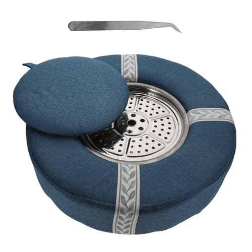KOMBIUDA Moxa Cushion Tiny Hole Design Less Smoke Comfortable Sitting for Moxibustion Therapy