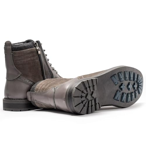 Image of Arkbird Mens Chelsea Boots, Stylish and Comfort Leather Chukka Ankle Boots with Zipper