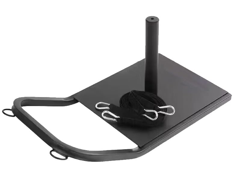 Aema Sport Trineo De Arrastre Básico Para Ejercicio De Fuerza - Power Sled Para Crossfit Con Deslizamiento Fluido - Trineo De Empuje Para Cargas Pesadas (negro, Básico)