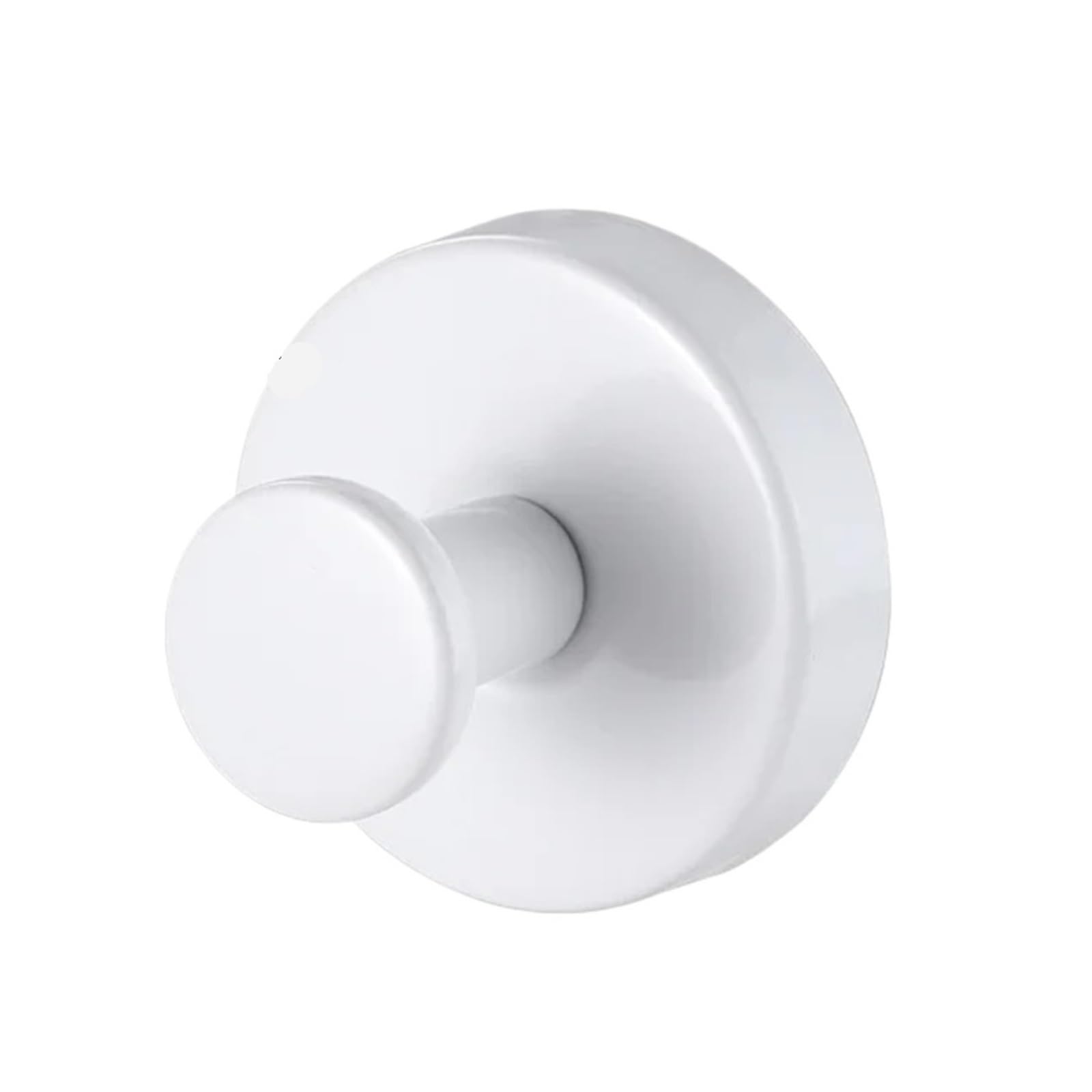 YUSUZH 8pcs Stainless Steel Waterproof Suction Cup Holiday Wreath Hook Bathroom Kitchen Clothes Strong Sturdy Reusable Wall Hanger for Bathroom & Kitchen(White)