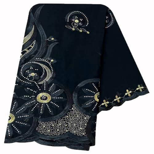 Foulards en coton brodé pour femmes châle africain Wvapzxx