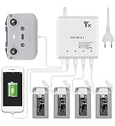 LYONGTECH ładowarka akumulatorowa 6 w 1 do drona DJI Mini 2, Mini SE/2 SE, ładuje 4 baterie jednocześnie...