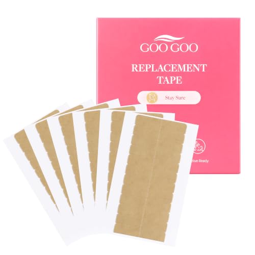 Image of GOO GOO Strong Adhesion Double Sided Replacement Tape Tabs, 72 Pcs