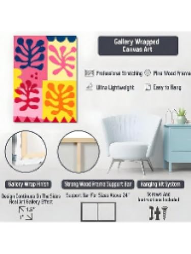 Art mural toile abstrait pour un salon moderne et design