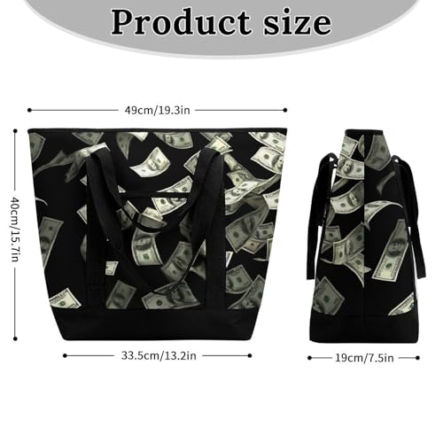 Bolso tote térmico para mujer, oversized, aislado, con una sola correa para hombro, ideal para compras miniatura 4