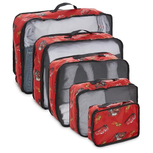 Disney Cars Lightning McQueen Packing Cubes Set (5 pcs)