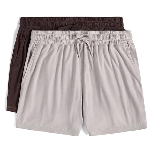 Jockey Womens 2 Pack Butter Sport Athletic Shorts
