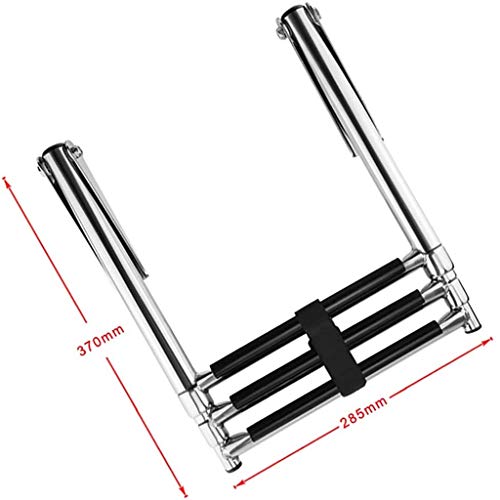Escalera telescópica de acero inoxidable 87.5 cm miniatura 3