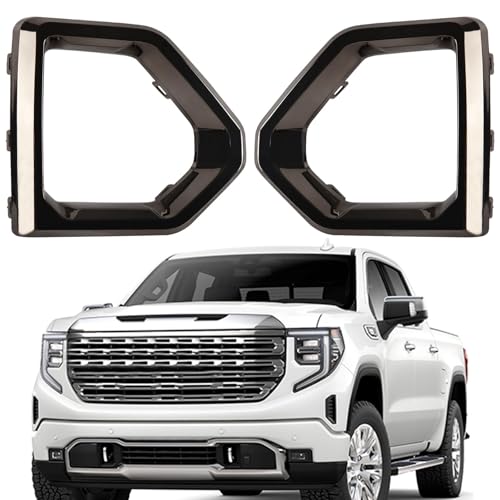 iKer Fog Light Bezel Fits GMC Sierra 1500 2019-2022 84176752 by iKer - Used condition - US$20.30